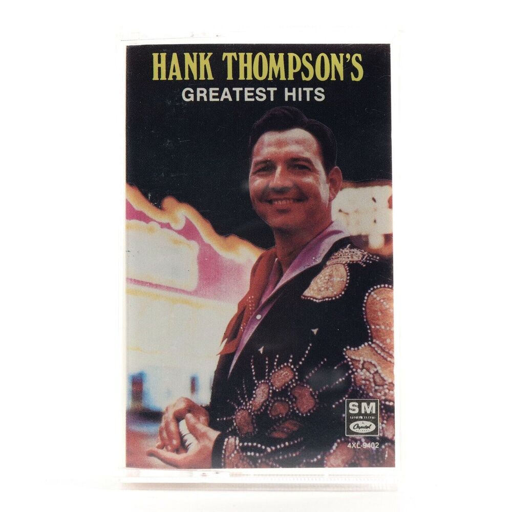 Hank Thompson's Greatest Hits (Cassette Tape, 1986, Capitol) 4XL-9402 TESTED